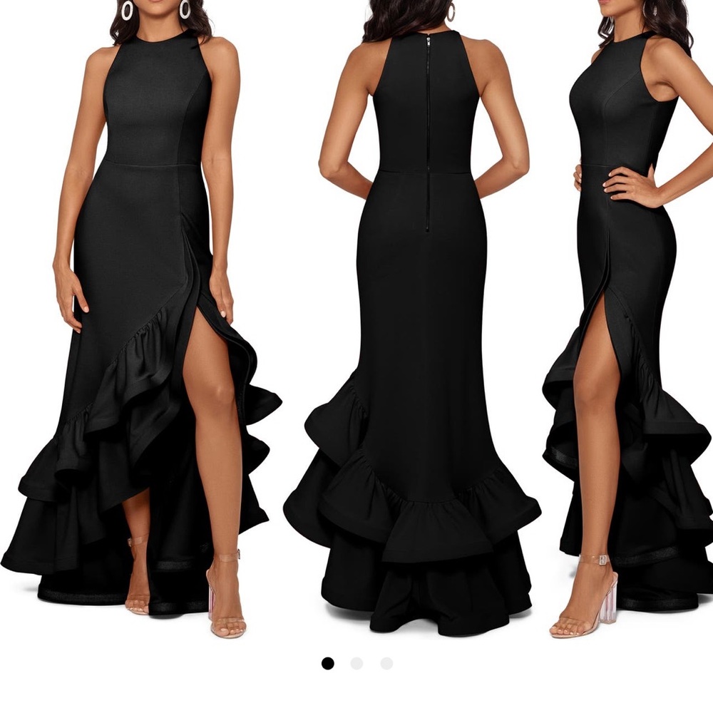 Betsy & Adam Black Gown